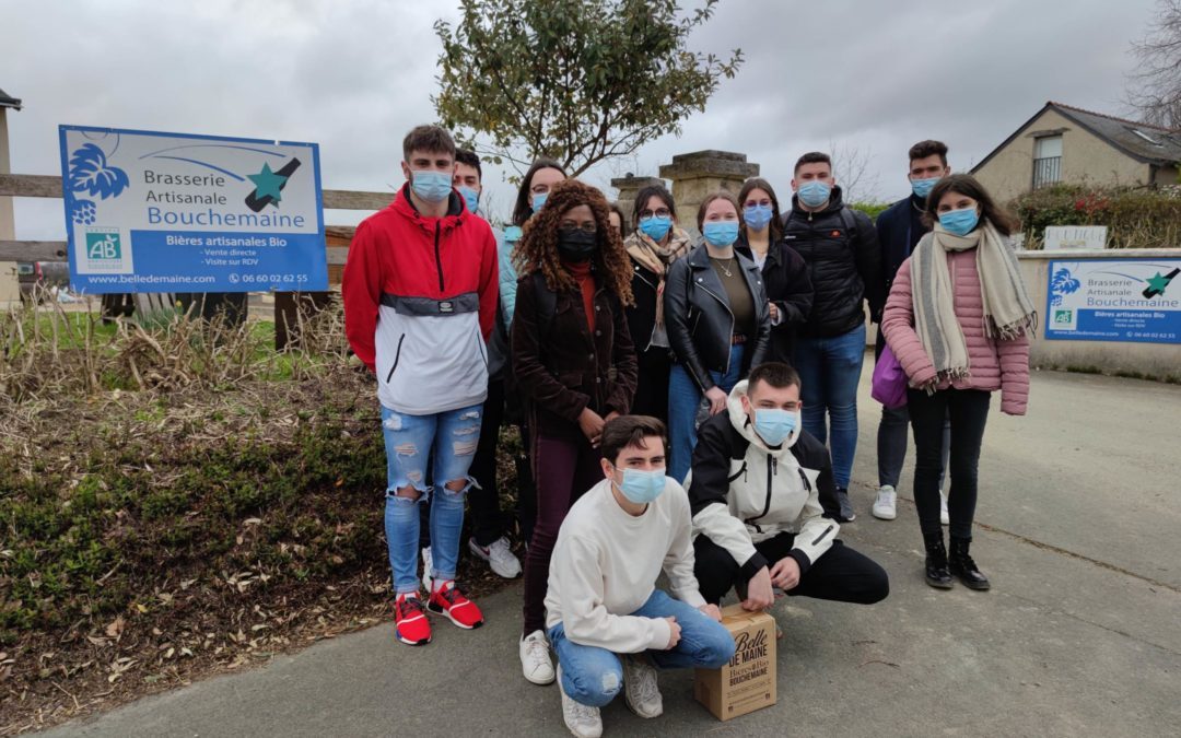 Les étudiants de Bourg Chevreau en visite d’entreprise malgré la pandémie !